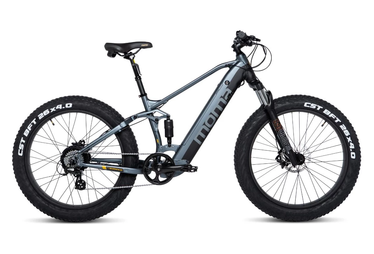 MOMA BIKES VTT, FATBIKE 26 PRO, EQUIPPED FULL SHIMANO, LITHIUM INTEGRADA 48V 3 MOMA BIKES VTT, FATBIKE 26 PRO, EQUIPPED FULL SHIMANO, LITHIUM INTEGRADA 48V