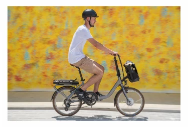 Gitane E-Nomad Shimano Altus/Tourney 8V 400Wh 20'' Gris 2022 4 Gitane E-Nomad Shimano Altus/Tourney 8V 400Wh 20'' Gris 2022 – Image 2