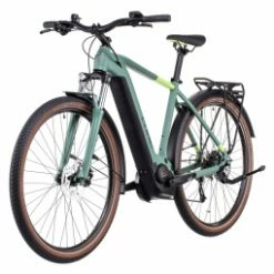 Vélo De Ville Électrique Cube Touring Hybrid One 400 Shimano -Magasins de vélos électriques bon marché Velo de Ville Electrique Cube Touring Hybrid One 400 Shimano Alivio 9V 400 Wh 700 mm Vert Sharp 2022 2