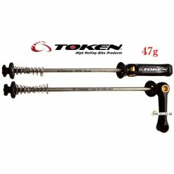 Blocages De Roue TOKEN Titane Noir