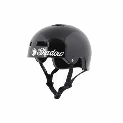 CASQUE SHADOW BMX CLASSIC GLOSS BLACK -Magasins de vélos électriques bon marché casque shadow bmx classic gloss black 1
