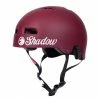CASQUE SHADOW BMX CLASSIC MATTE BURGUNDY -Magasins de vélos électriques bon marché casque shadow bmx classic matte burgundy