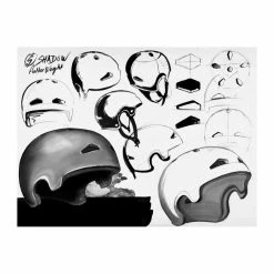 CASQUE SHADOW BMX FEATHERWEIGHT MATTE BLACK (IN MOLD) 9 CASQUE SHADOW BMX FEATHERWEIGHT MATTE BLACK (IN MOLD) -Magasins de vélos électriques bon marché casque shadow bmx featherweight matte black in mold 3