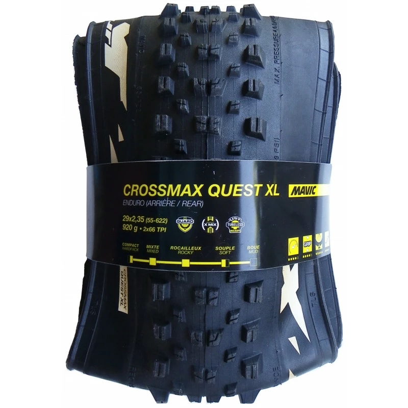 Pneu MAVIC CROSSMAX QUEST XL 29x2.35 Tubeless Ready (Roue Arrière) 3 Pneu MAVIC CROSSMAX QUEST XL 29x2.35 Tubeless Ready (Roue Arrière)